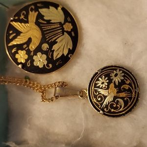 Necklace and Pin from Toledo, Spain